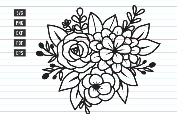 Floral Bouquet SVG, Floral SVG Files