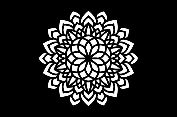 Floral Mandala Sketch Design