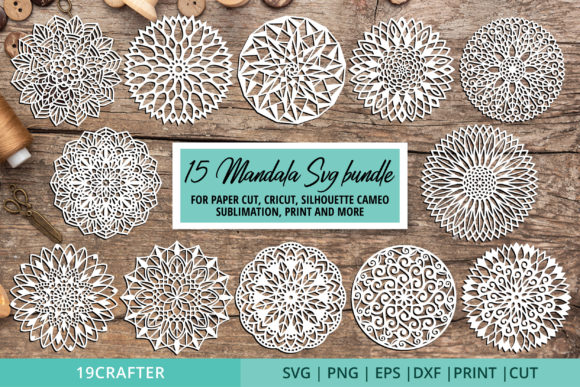 Mandala Art SVG Bundle 15 Design