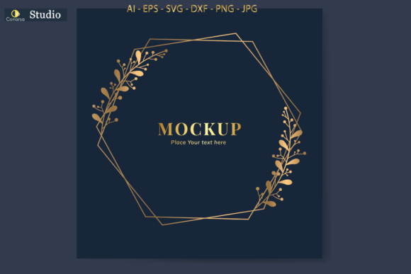 Monogram Wedding Floral SVG