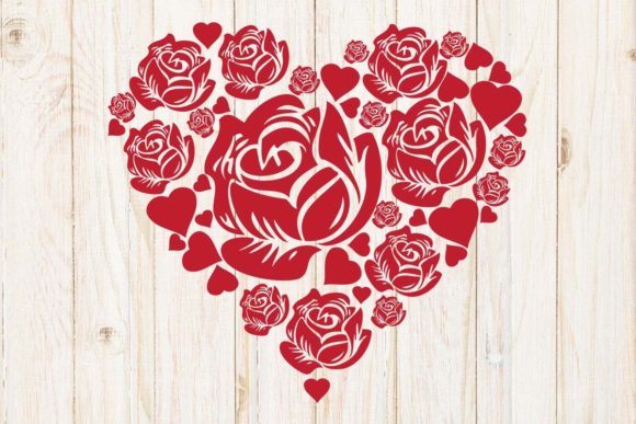 Red Rose Heart S